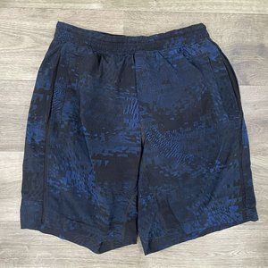 Lululemon Pace Breaker Short 9" Mens Medium M Lined Tour De Force Jet Stream
